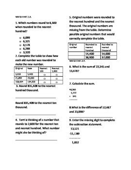 Image result for FSA Practice Test Grade 4 Math