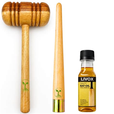 LIVOX Cricket Bat Tools Kit | Bat Knocking Hammer (Mallet) + Bat Grip ...
