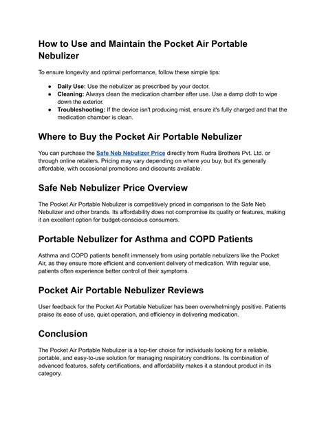 Image result for Nebulizer User Guide