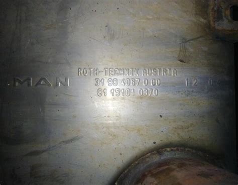 Catalytic Converter ЧЕЛОВЕК TGA buy 555.00