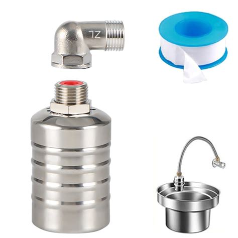 Buy HASTHIP® 1/2" to 3/4'' Float Valve for Water Tank - 304 Stainless ...