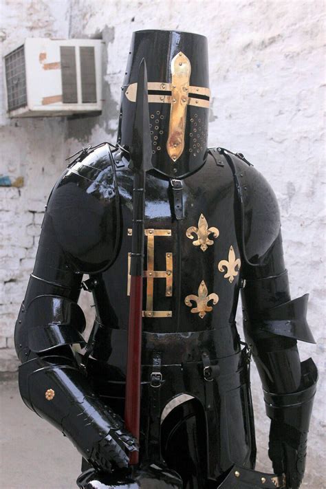 Medieval Knight Suit Of Armor Crusader Combat Full Body Armor | Etsy