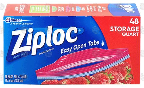 Ziploc Quart Bags