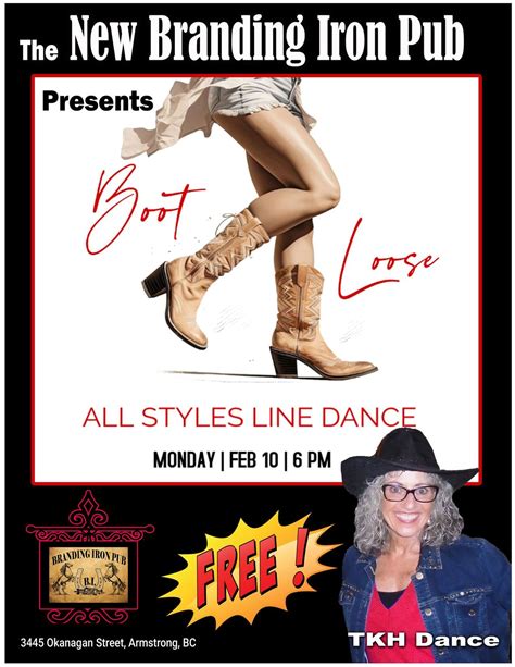 Introducing All Styles Line Dance at The New Branding Iron Pub!, New ...