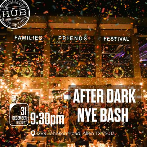 HUB After Dark NYE Bash, 1289 Johnson Road, Allen, TX, United States ...