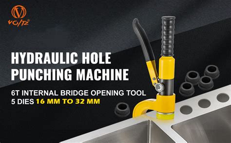 VOLTZ SYD-25 (16/20/22/25/32) Hydraulic Knockout Punches Hole Punching ...