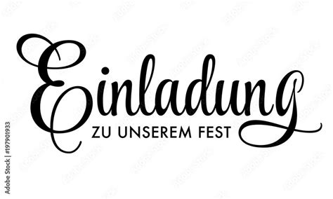 Einladung Schriftzug Hochzeit