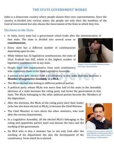 State Government Lesson Class 7 的图像结果