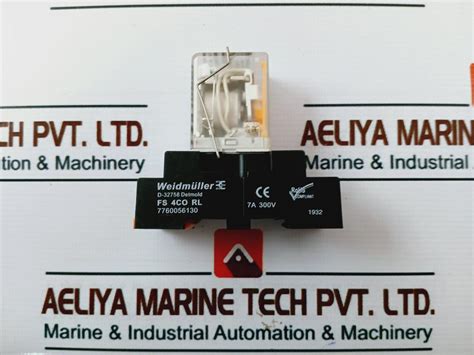 Weidmuller Drm570024Ld Relay With Base – Aeliya Marine Tech
