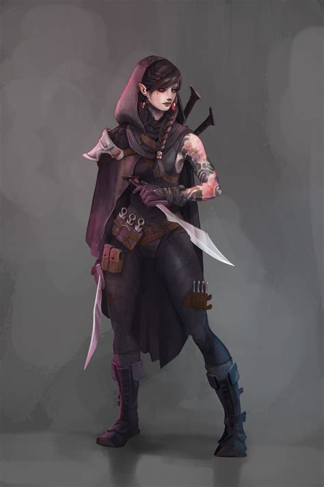 ArtStation - Character concept for D&D Rogue