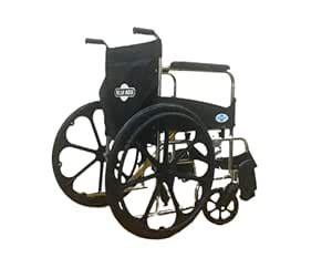 Relax India Wheel Chairs for Old people, Adjustable Footrest ...