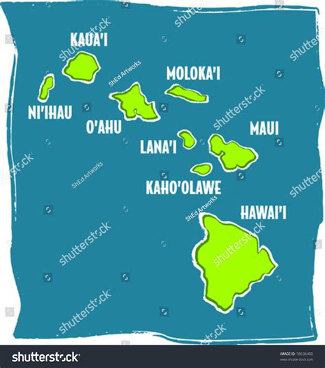 Printable Hawaiian Islands Map