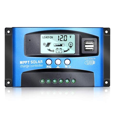 Buy iSunergy MPPT Solar Charge Controller 100A 12V/24V Auto Solar Panel ...