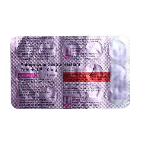 RABLET 10MG TABLET 15'S Price, Uses, Side Effects, Composition - Apollo ...
