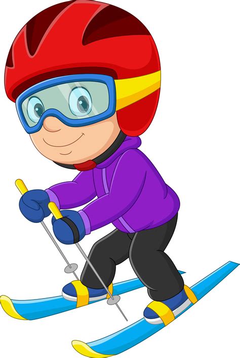Clip Art Of Skiing at Mackenzie Boehm blog