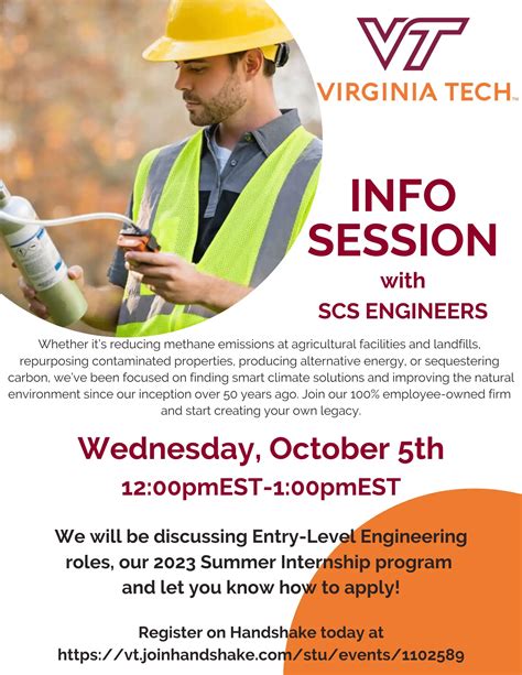Virginia Tech Info Session: SCS Careers & Internships
