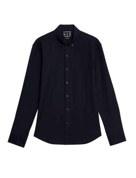 Buy Slim Fit Cotton Stretch 360 Flex™ Shirt at Marks & Spencer