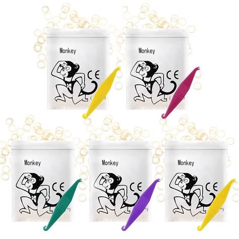 Orthodontic Elastic Rubber Bands 500 Pcs (3.5 Oz, 3/8"), Rubber ...