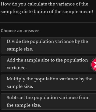 Image result for Variance of Sampling Distribution