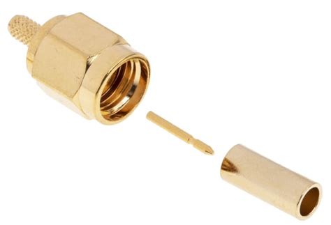 RS PRO | RS PRO, Plug Cable Mount SMA Connector, 50Ω, Crimp Termination ...