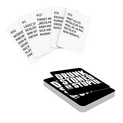 Buy Asmodee Drunk, Stoned or Stupid, Party Game, Card Game, German ...
