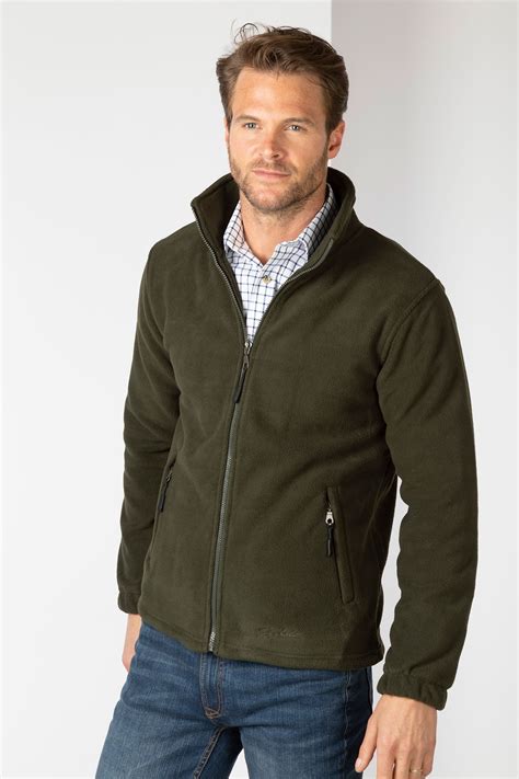 Men's Full Zip Polar Fleece Jacket UK | Rydale