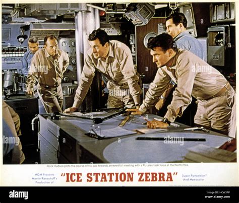 ICE STATION ZEBRA, Gerald S. O'Loughlin (left), Rock Hudson (center ...
