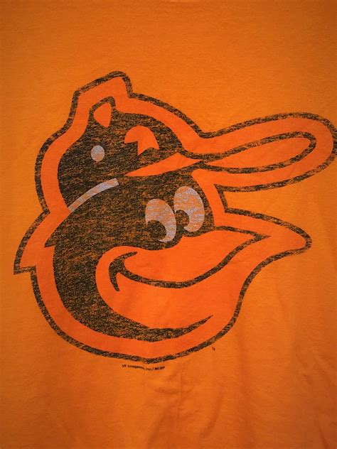 MLB Genuine Merchandise Baltimore Orioles Orange Graphic T-Shirt Sz XL ...