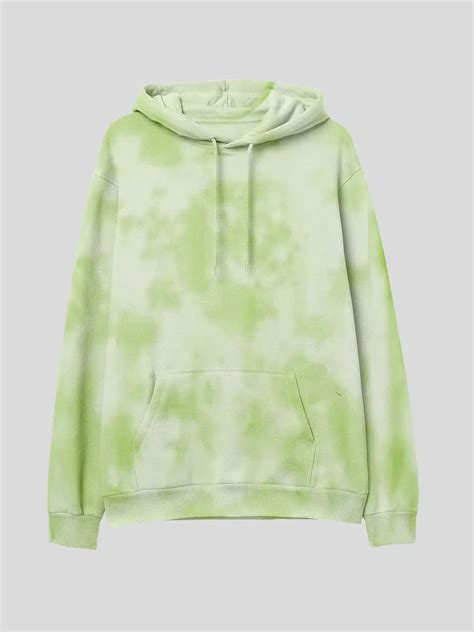 Tie Dye Light Green Hoodie - Unleashed Premium