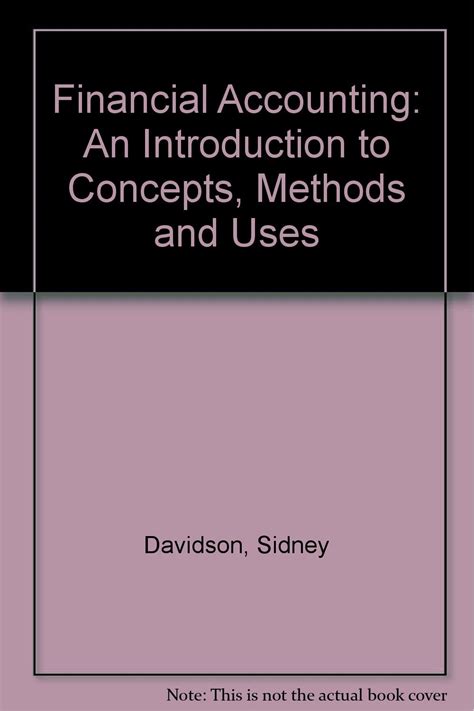 Buy Financial Accounting: An Introduction to Concepts, Methods and Uses ...