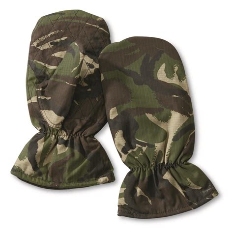 Romanian Military Surplus DPM Ripstop Mittens, New | Sportsman's Guide