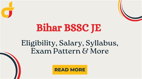 Bihar BSSC JE 2024: Eligibility, Salary, Syllabus, Exam Pattern & More