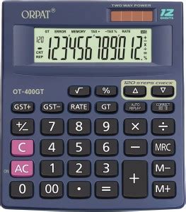 Flipkart.com | ORPAT OT 400 GT 01 OT 400 GT 01 orpat Basic Calculator ...