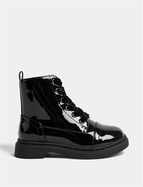 Girls’ Black Boots at M&S