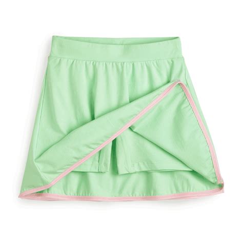 Green Skater Skirt with Inner Shorts