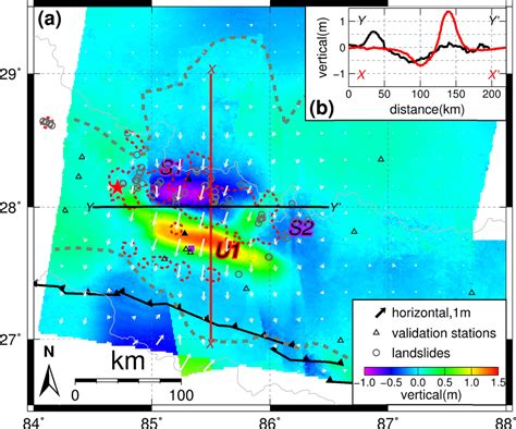 Three-Dimensional Surface Displacement Field Associated with the 25 ...