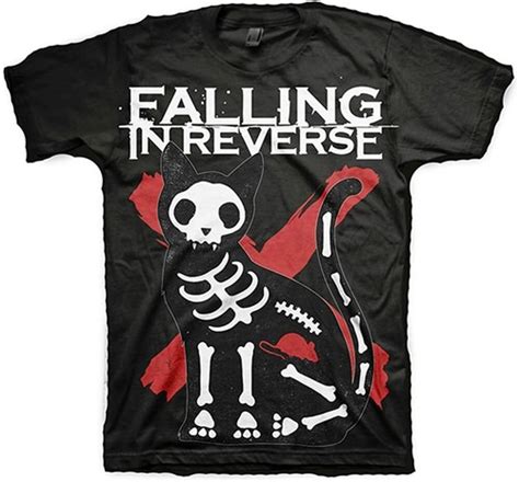 Buy FALLING IN REVERSE Cat X-Ray Black T-Shirt Online at Lowest Price ...