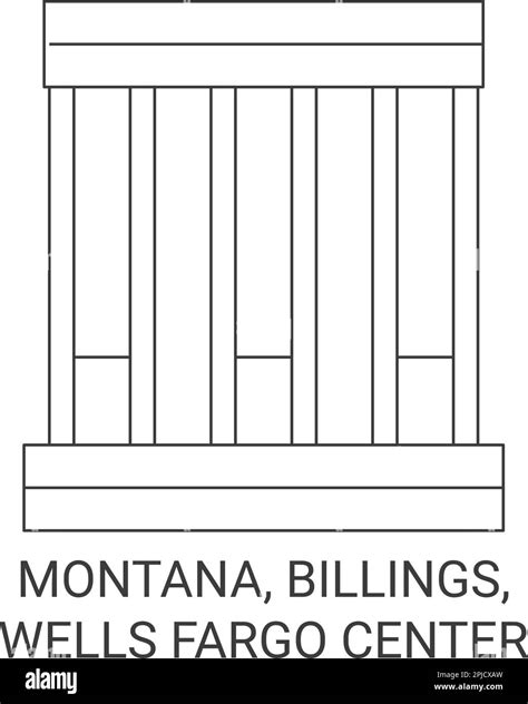 United States, Montana, Billings, Wells Fargo Center travel landmark ...
