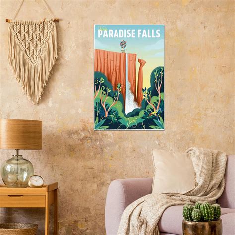 Up Paradise Falls Poster