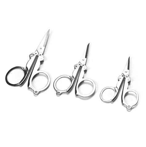Huuer Foldable Pocket Scissors Folding Compact Scissors Stainless Steel ...
