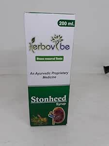 HERBOVIBE Stonheed Stone Removing Syrup (200ml) : Amazon.in: Health ...
