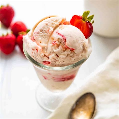Strawberry Daiquiri Ice Cream - Cup of Yum