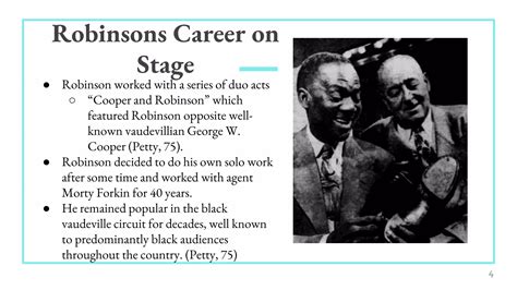 Bill Bojangles Robinson: An Icon of Early Tap | PPTX