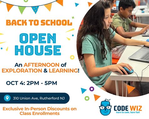 Oct 4 | Back to School Open House | Belleville, NJ Patch