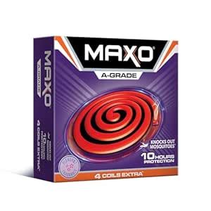 Maxo Mosquito Repellent Coil 10 Hour Red Regular (10 Count) : Amazon.in ...