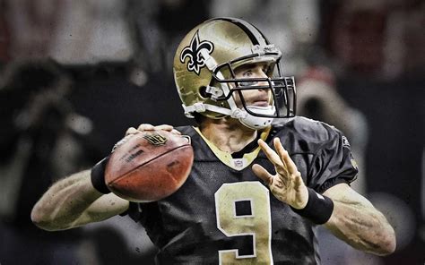 🔥 Free Download Drew Brees New Orleans Saints Jersey For Wallpaper by ...