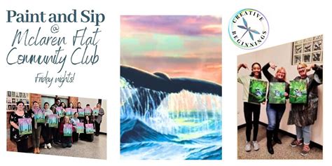 Sip and Create - A Whale Tale in Oils, McLaren Flat Community Club, 17 ...