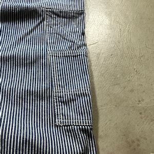 60's~ OSH KOSH B'GOSH オシュコシュ ヒッコリーオーバーオール ワークウェア W44インチ 希少 ヴィンテージ BA ...