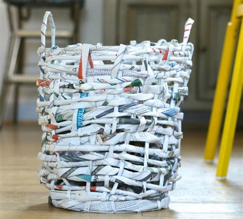 Image result for Making Newspaper Baskets