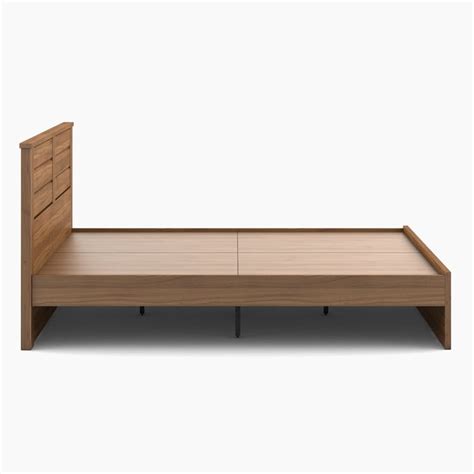Buy Helios Freddie Queen-Size Bed - 150 x 195 cm - Brown from Home ...